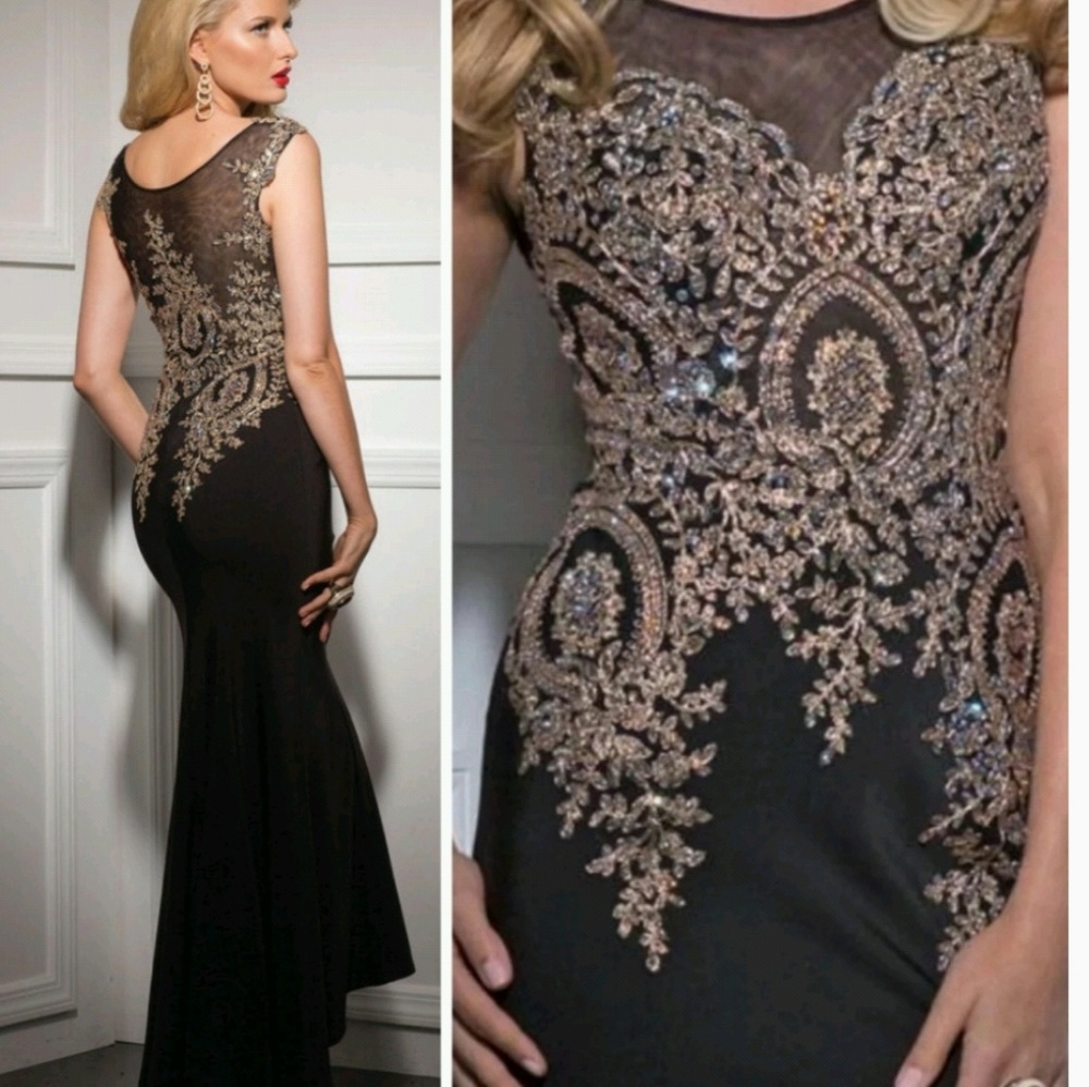 Clarisse Sequin Mesh Formal Gown - image 2